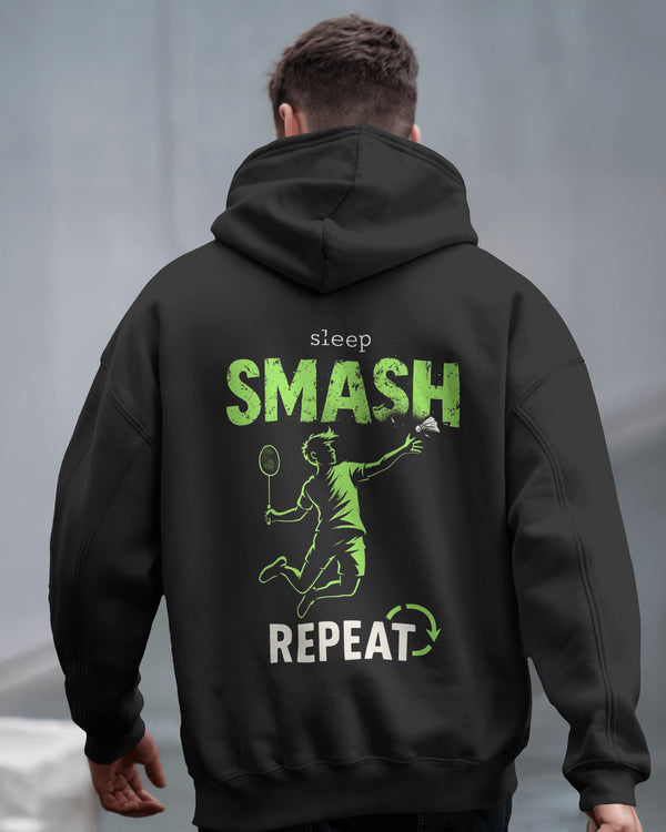 Sleep smash repeat Unisexual Hoodie
