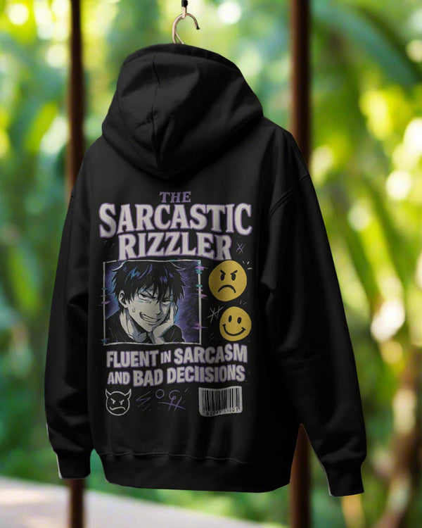 Fluent in sarcasm and bad decisions unisexual hoodie
