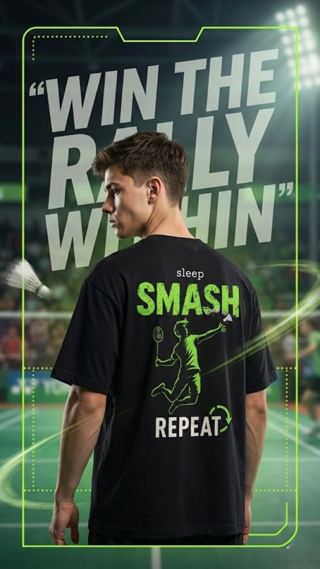 My Narrative badminton T shirt