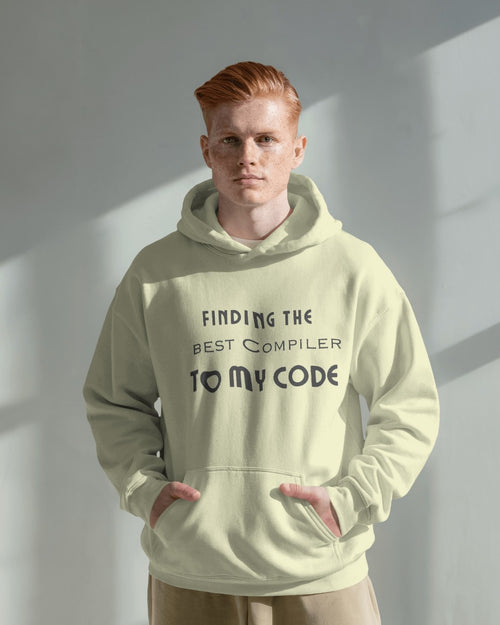 Finding the best Compiler to My Code unisexual hoodie