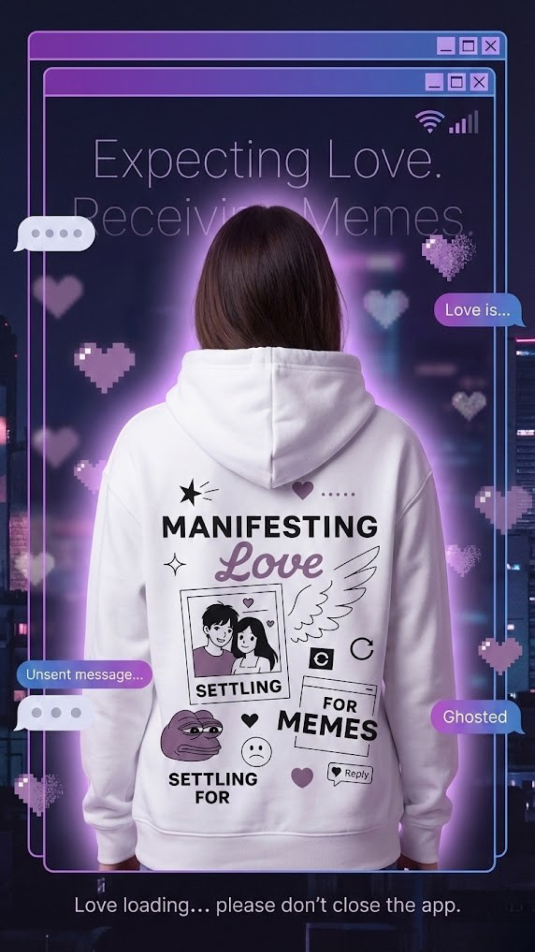 My Narrative bumble dating hoodie