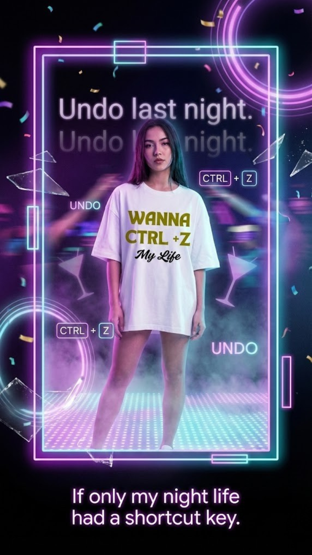 My Narrative nightlife t shirt