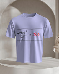 d(life)/df=lie oversized unisexual T shirt