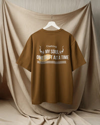 Crafting my soul, One drift at a time. Unisexual T-shirt