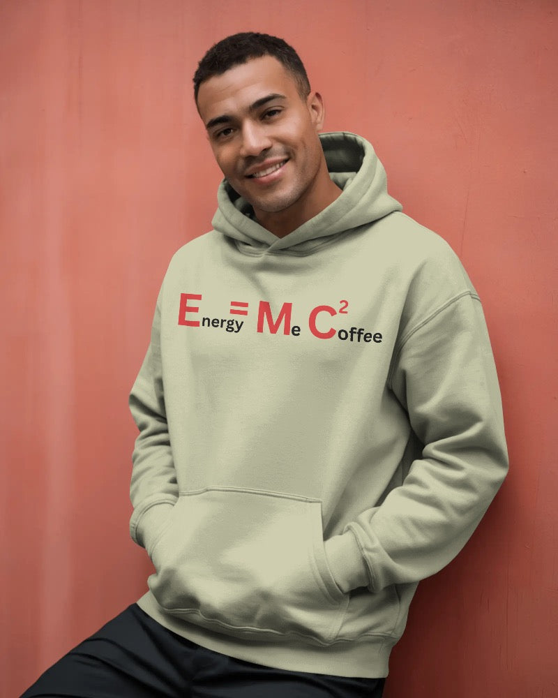 E = mc square Unisexual hoodie