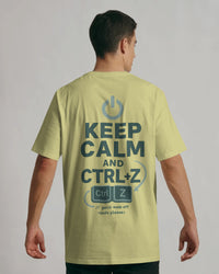 Keep calm and Ctrl+Z unisexual T shirt
