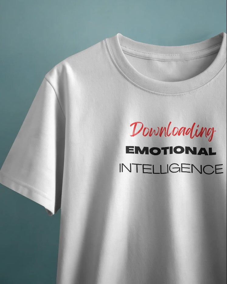 Emotional Intelligence: Downloading Unisexual oversized T shirt