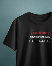 Emotional Intelligence: Downloading Unisexual oversized T shirt