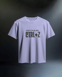 Keep calm and Ctrl+Z unisexual T shirt
