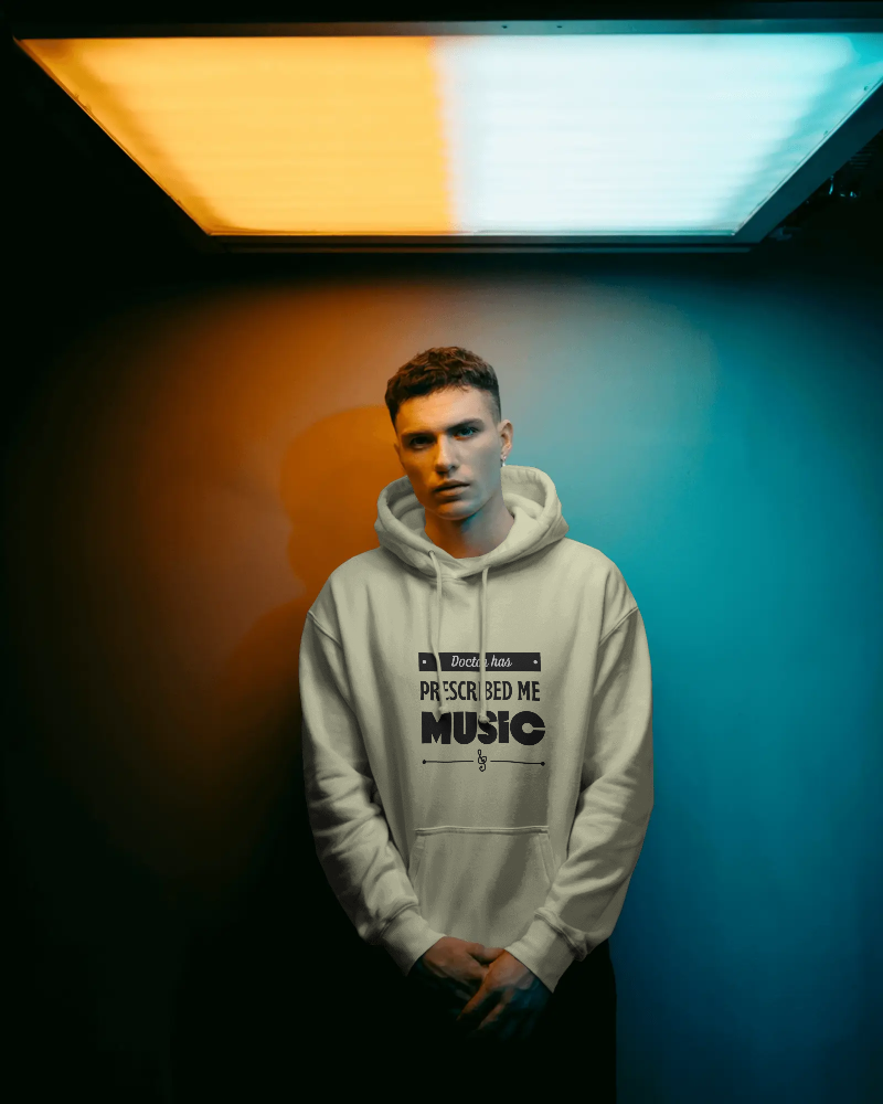 Doctor has prescribed me Music. Unisexual Hoodie