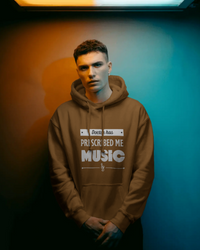 Doctor has prescribed me Music. Unisexual Hoodie