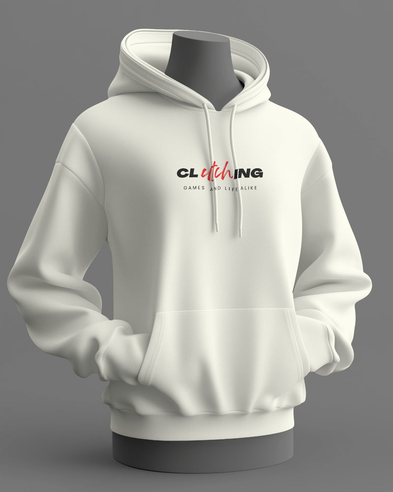 Clutching games and life alike unisexual hoodie
