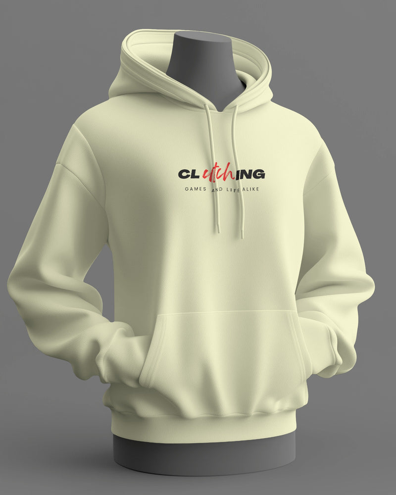Clutching games and life alike unisexual hoodie