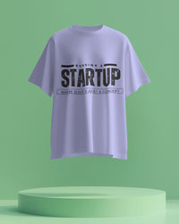 Running a startup: where ‘sleep’ is just a concept. Unisexual T shirt