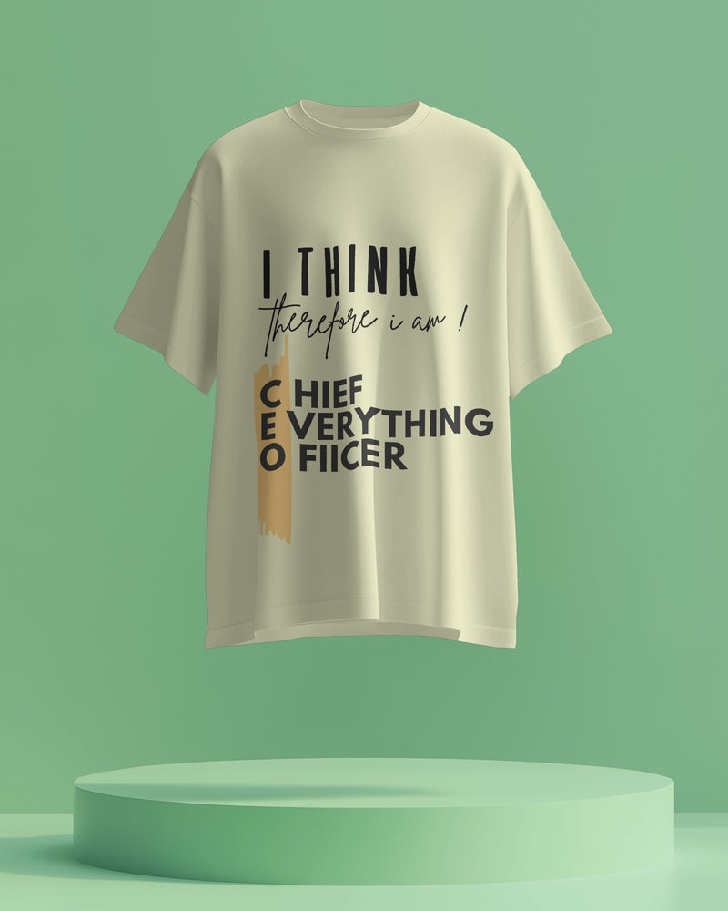 Chief Everything Ofiicer unisexual T shirt