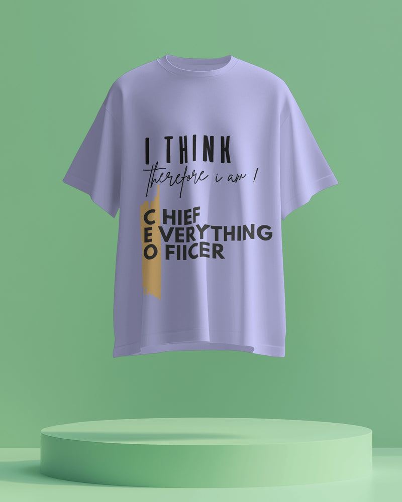 Chief Everything Ofiicer unisexual T shirt