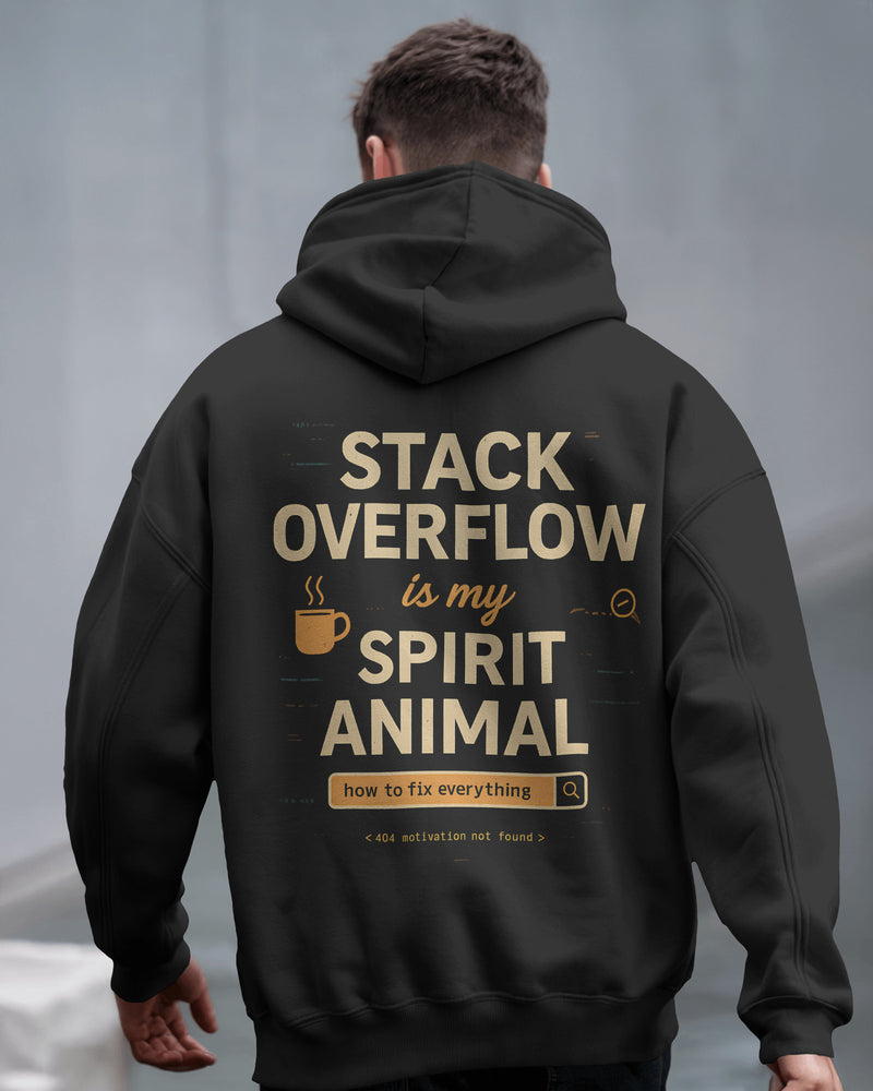 Stack Overflow is My Spirit Animal unisexual hoodie