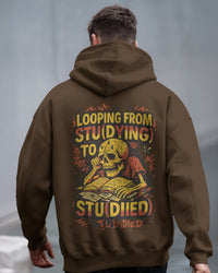 Looping from studying to studied. Unisexual Hoodie