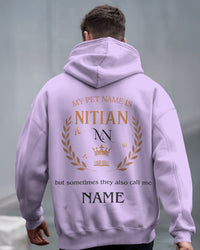 My Pet Name is NITian custom NAME Unisexual Hoodies