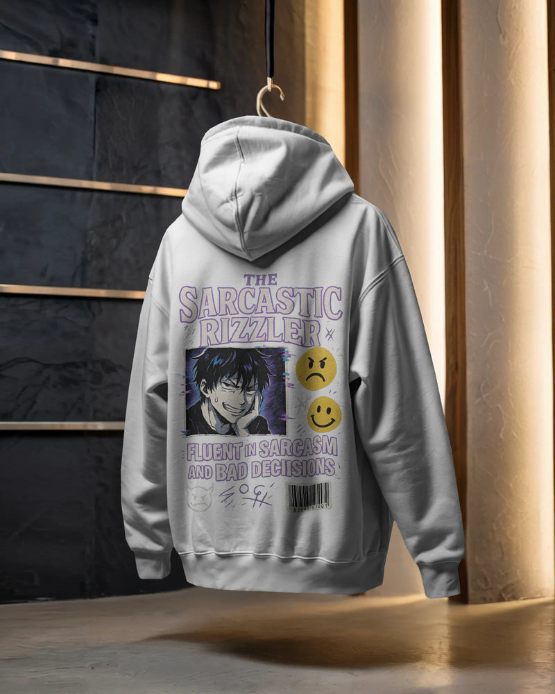 Fluent in sarcasm and bad decisions unisexual hoodie