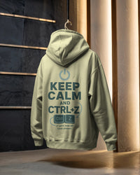 Keep calm and Ctrl+Z unisexual hoodie