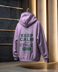Keep calm and Ctrl+Z unisexual hoodie