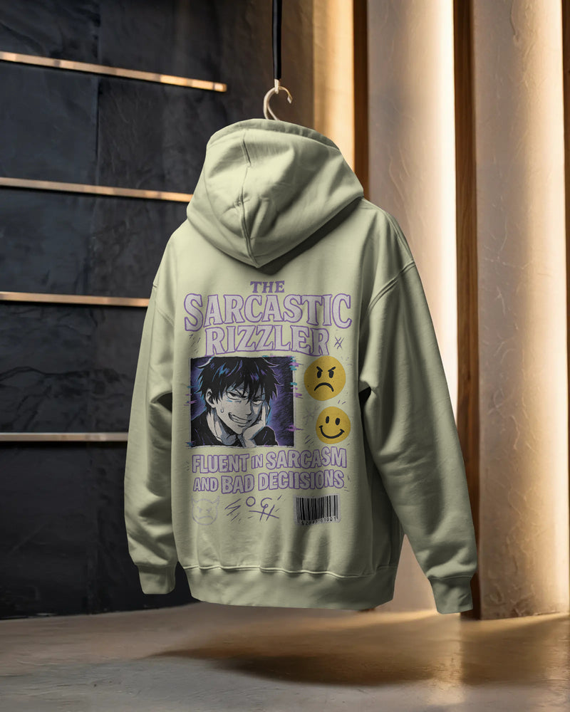 Fluent in sarcasm and bad decisions unisexual hoodie