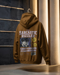 Fluent in sarcasm and bad decisions unisexual hoodie