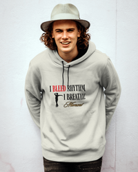 I bleed rythm and breathe moment. Unisexual Hoodie
