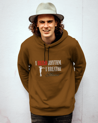 I bleed rythm and breathe moment. Unisexual Hoodie
