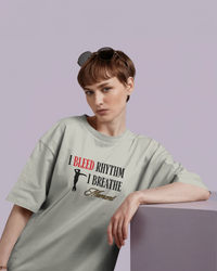 I bleed rythm breathe moment.  Unisexual T-shirt