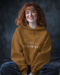 I fall to rise beautifully. Unisexual Hoodie