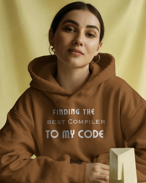 Finding the best Compiler to My Code unisexual hoodie