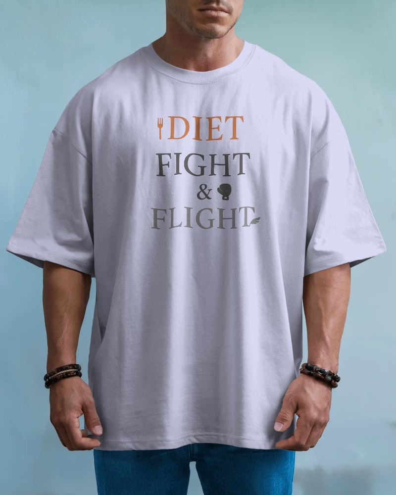 DEIT, FIGHT & FLIGHT. Unisexual T-shirt