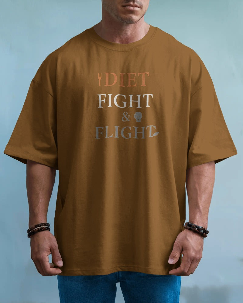DEIT, FIGHT & FLIGHT. Unisexual T-shirt