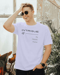 Intrigue is My Middle Name Men T shirt