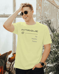 Intrigue is My Middle Name Men T shirt