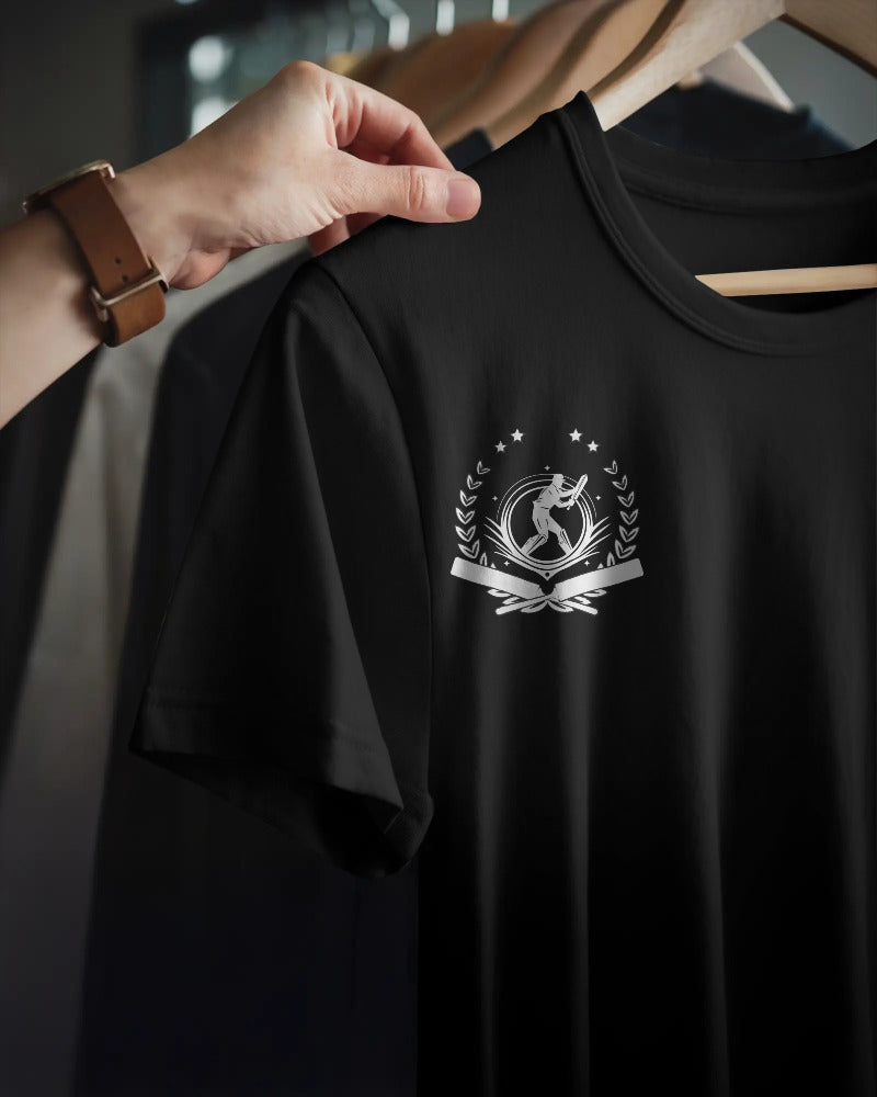 Discipline in the nets, glory on the pitch light.  Unisexual T-shirt