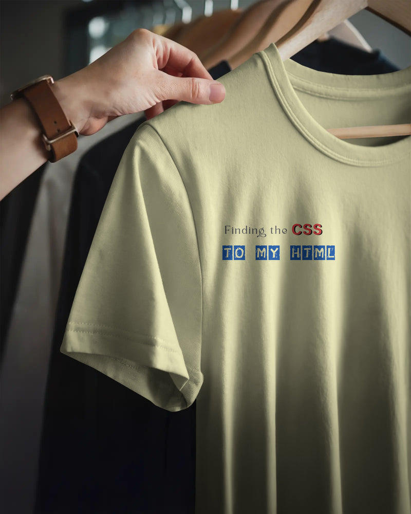 Finding the CSS to My HTML unisexual T shirt