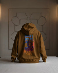I don't speak, my game does. Unisexual Hoodie
