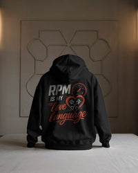 RPM is my love language. Unisexual Hoodie