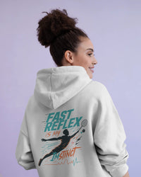 Fast reflex is my instinct Unisexual Hoodie