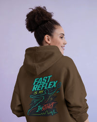 Fast reflex is my instinct Unisexual Hoodie