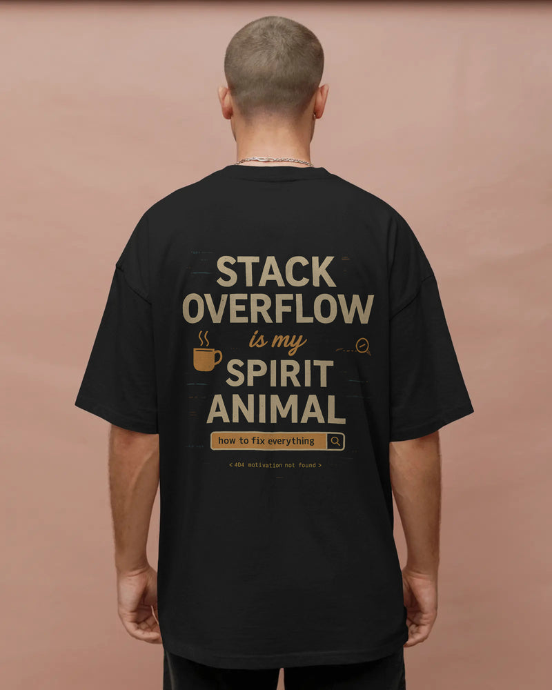 Stack Overflow is My Spirit Animal unisexual T shirt