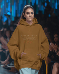 Authenticity over perfection, always unisexual hoodie
