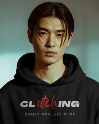 Clutching games and life alike unisexual hoodie