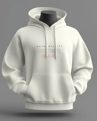 Authenticity over perfection, always unisexual hoodie