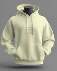 Authenticity over perfection, always unisexual hoodie