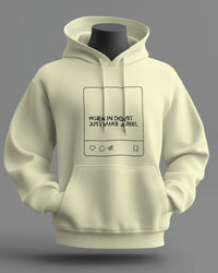 When in doubt, just make a reel unisexual hoodie