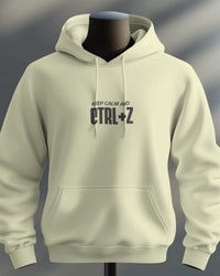 Keep calm and Ctrl+Z unisexual hoodie
